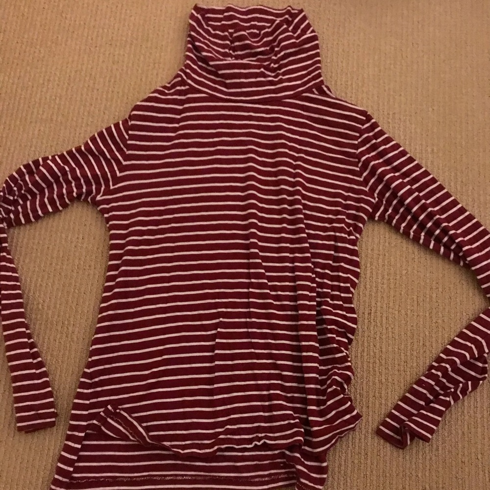 Striped Turtleneck